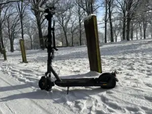 Roller im Winter