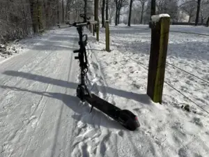 Roller im Winter