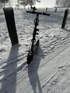 Roller im Winter