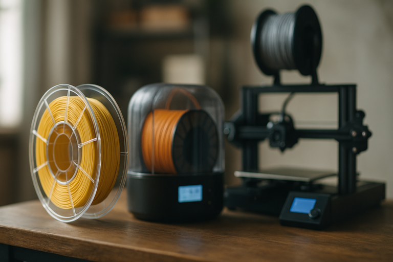 Feuchtefrei drucken: Filamentlagerung, Trocknen und Monitoring – filament trocknung feuchtigkeit 3d druck | 3D Drucker Filament feucht