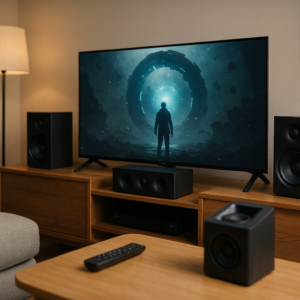 Dolby Atmos fürs Wohnzimmer: Einsteiger-Setups unter 500 Euro – Dolby Atmos Wohnzimmer Guide | Dolby Atmos Klangerlebnis