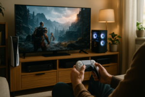 Gaming im Wohnzimmer: So baust du ein low-latency Heimkino-Setup f&uuml;r PS5 & PC &ndash; heimkino gaming low latency ps5 | gaming heimkino
