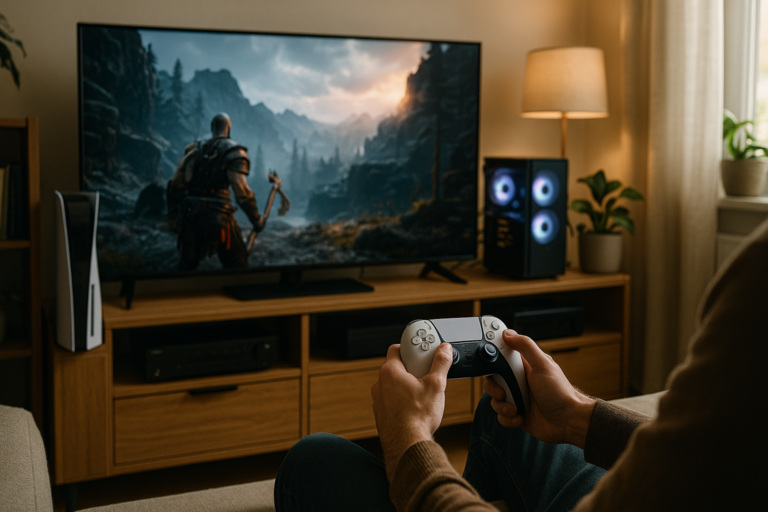Gaming im Wohnzimmer: So baust du ein low-latency Heimkino-Setup f&uuml;r PS5 & PC &ndash; heimkino gaming low latency ps5 | gaming heimkino