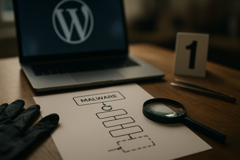 Forensik eines WordPress-Einbruchs: eine vierstufige, sich selbst wiederherstellende Schadsoftware, entdeckt durch einen abgebrochenen Automatisierungs-Workflow – WordPress Einbruch Forensik | WordPress Sicherheit