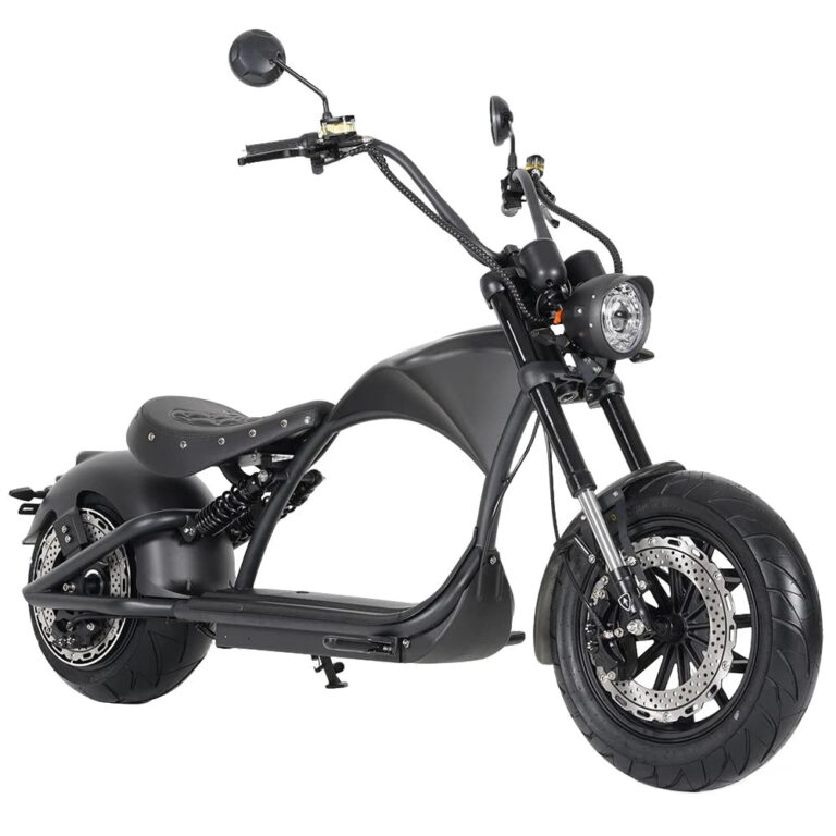 Mangosteen M1P 2026 E-Chopper – upgegradetes Modell in der Seitenansicht